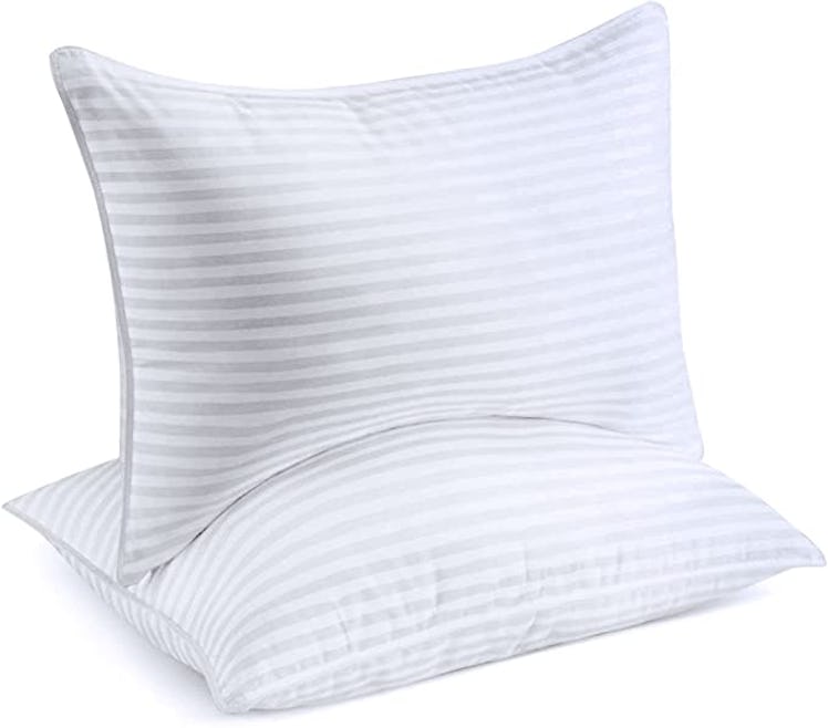 Pillows are home products that'll help you fall asleep faster.