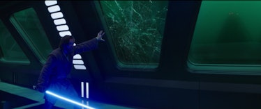 Ben (Ewan McGregor) uses the Force to hold off a flood in Obi-Wan Kenobi Episode 4.