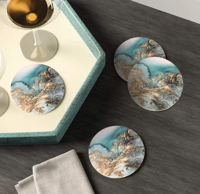 Lahome Marble Coasters (Set of 4)