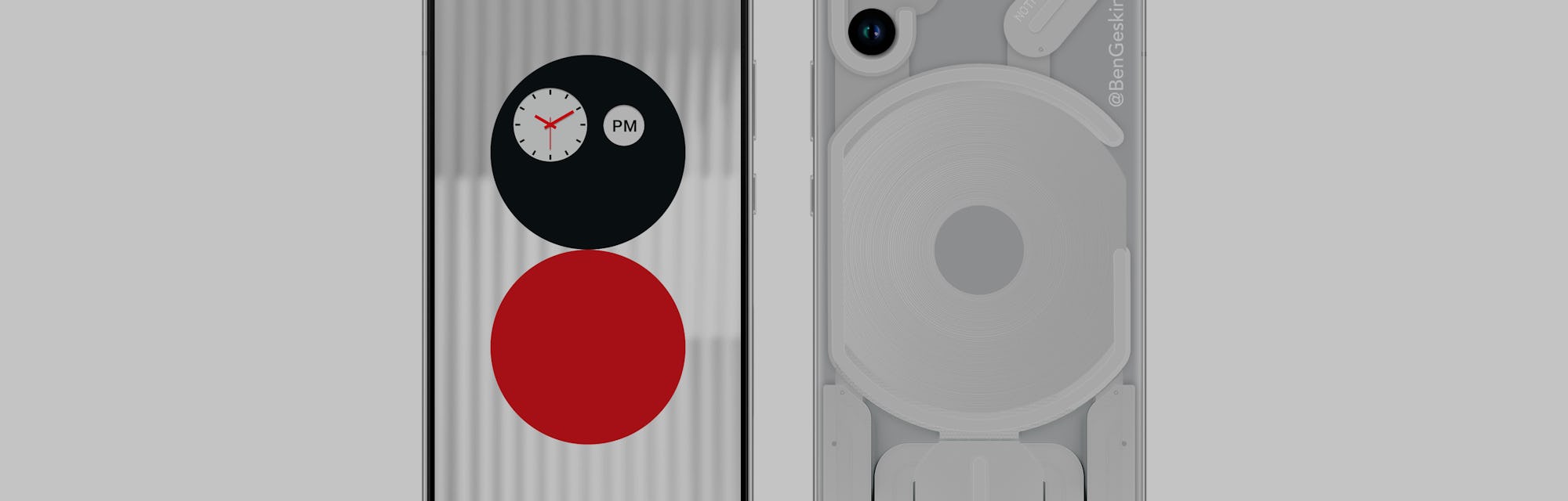 Nothing Phone (1) concept design by Ben Geskin