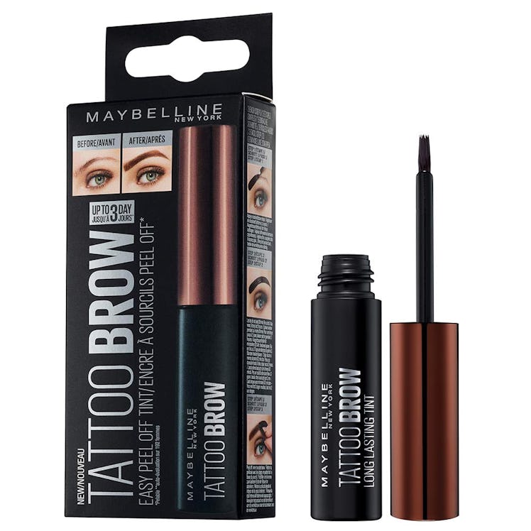 maybelline brow tint used in viral tiktok makeup hack