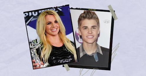 Britney Spears and Justin Bieber