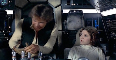 Leia and Han Solo in A New Hope
