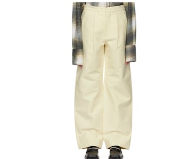 Bianca Saunders Off-White Cotton Trousers