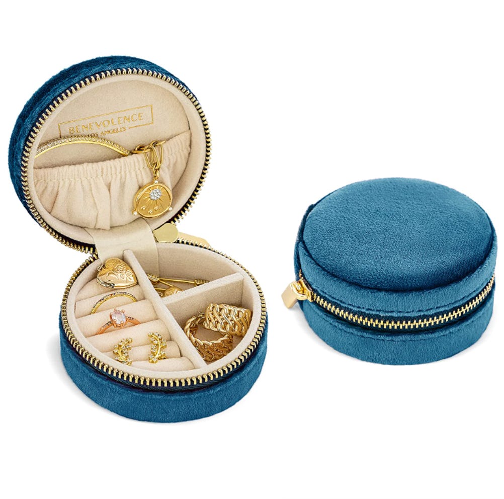 Benevolence LA Plush Velvet Jewelry Box
