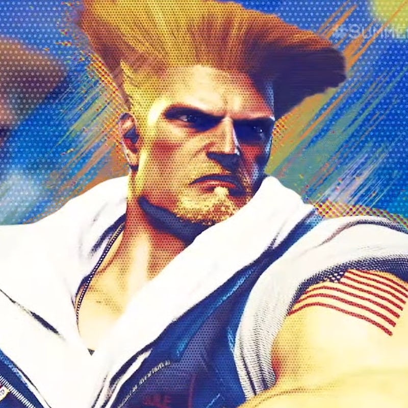 Guile in comic panel