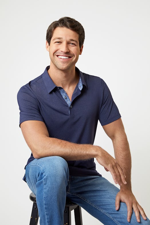 Hayden is a contestant on Gabby and Rachel’s ‘Bachelorette’ season. Photo via ABC