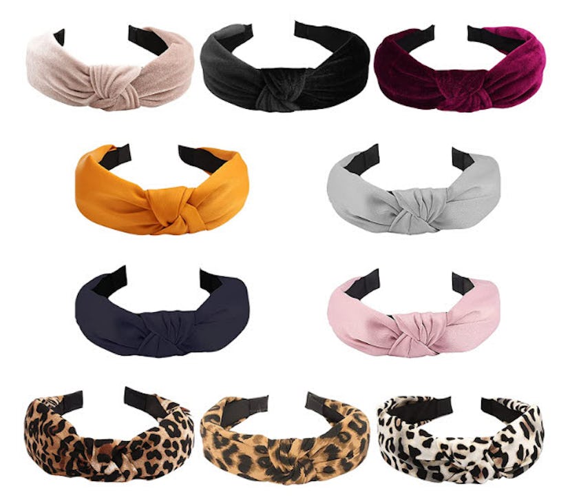 Ondder Knotted Headbands (Multi-Color 10 Pack)