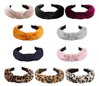 Ondder Knotted Headbands (Multi-Color 10 Pack)