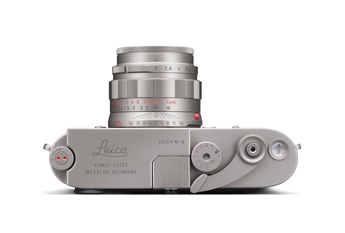 Top view of Leica's M-A Titan