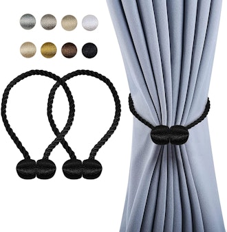 Hion Magnetic Curtain Tiebacks (2-Pack)