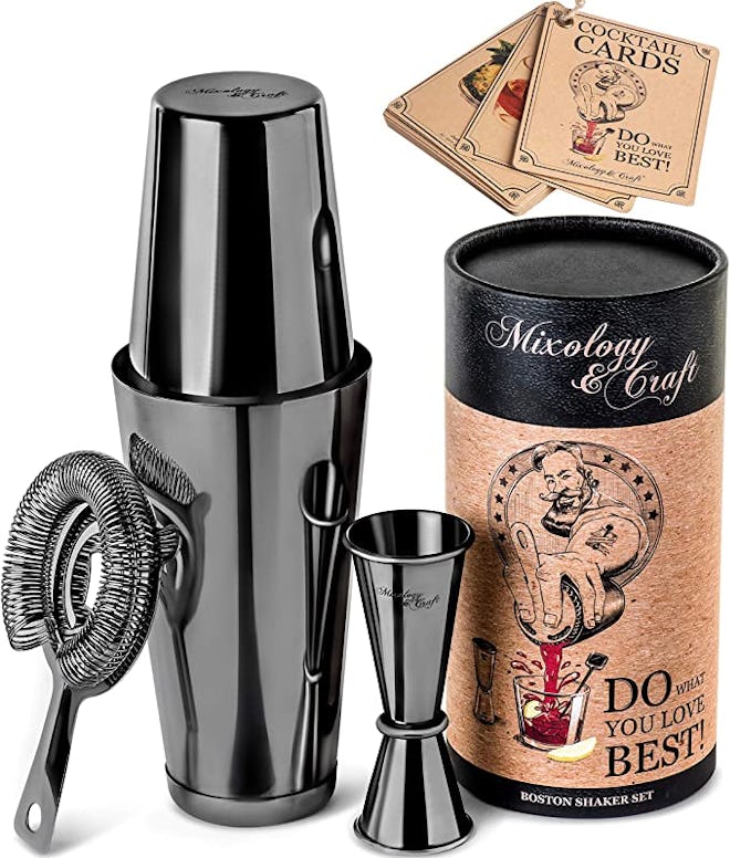 Mixology & Craft Cocktail Shaker Set