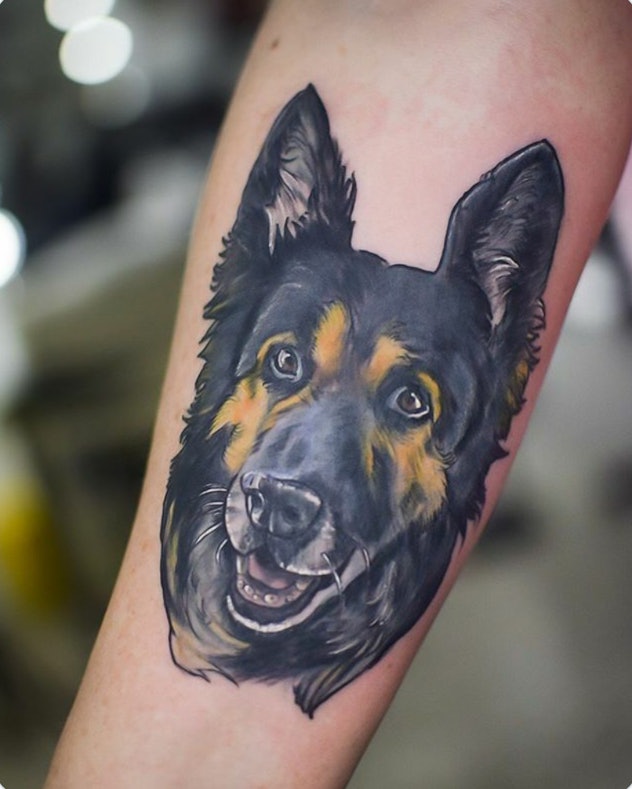 dog tattoo, meaningful memorial tattoo ideas