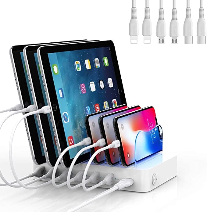 SooPii Premium 6-Port USB Charging Station