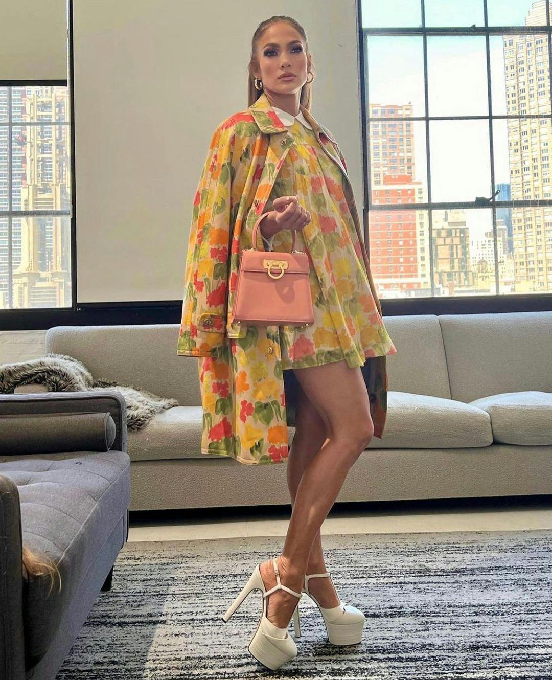 Jennifer Lopez wearing Coach