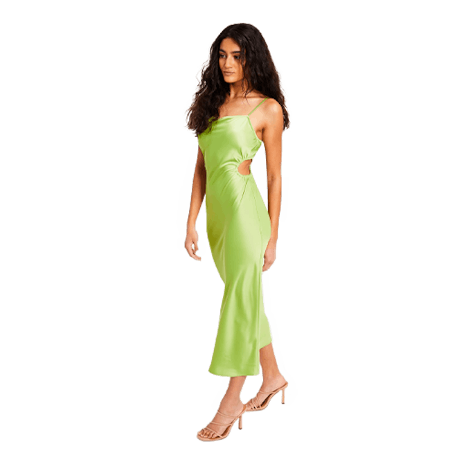 Side-Cutout Slip Dress