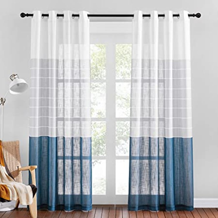 Nicetown Linen Sheer Curtains