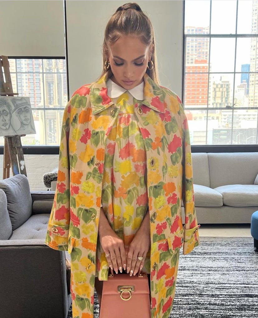 Jennifer Lopez's 2022 Tribeca Film Festival floral dress