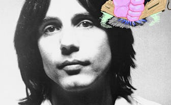 Net positive logo next to musician Jackson Browne.