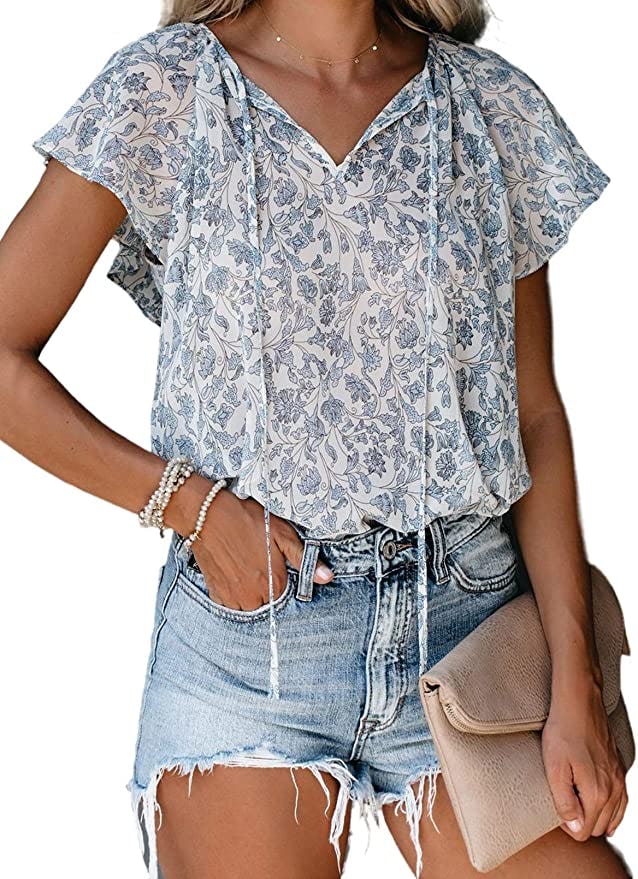 Dokotoo V Neck Blouse