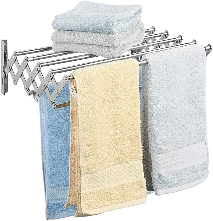 Ogrmar Stainless Steel Space-Saving Towel Rack