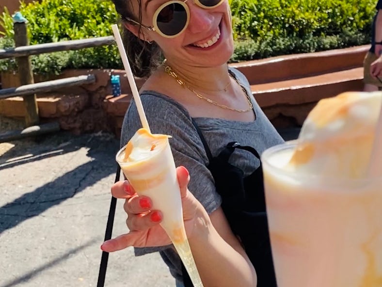 A Dole Whip float goes at the top of the ranking of the Dole Whip treats at Disney.