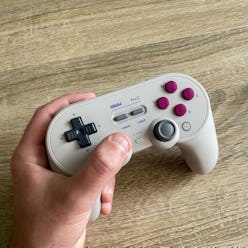 The 8BitDo Pro 2 just feels good to hold, especially in games that require a good D-Pad.