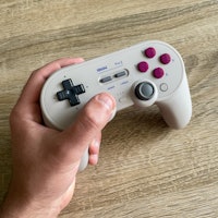 The 8BitDo Pro 2 just feels good to hold, especially in games that require a good D-Pad.