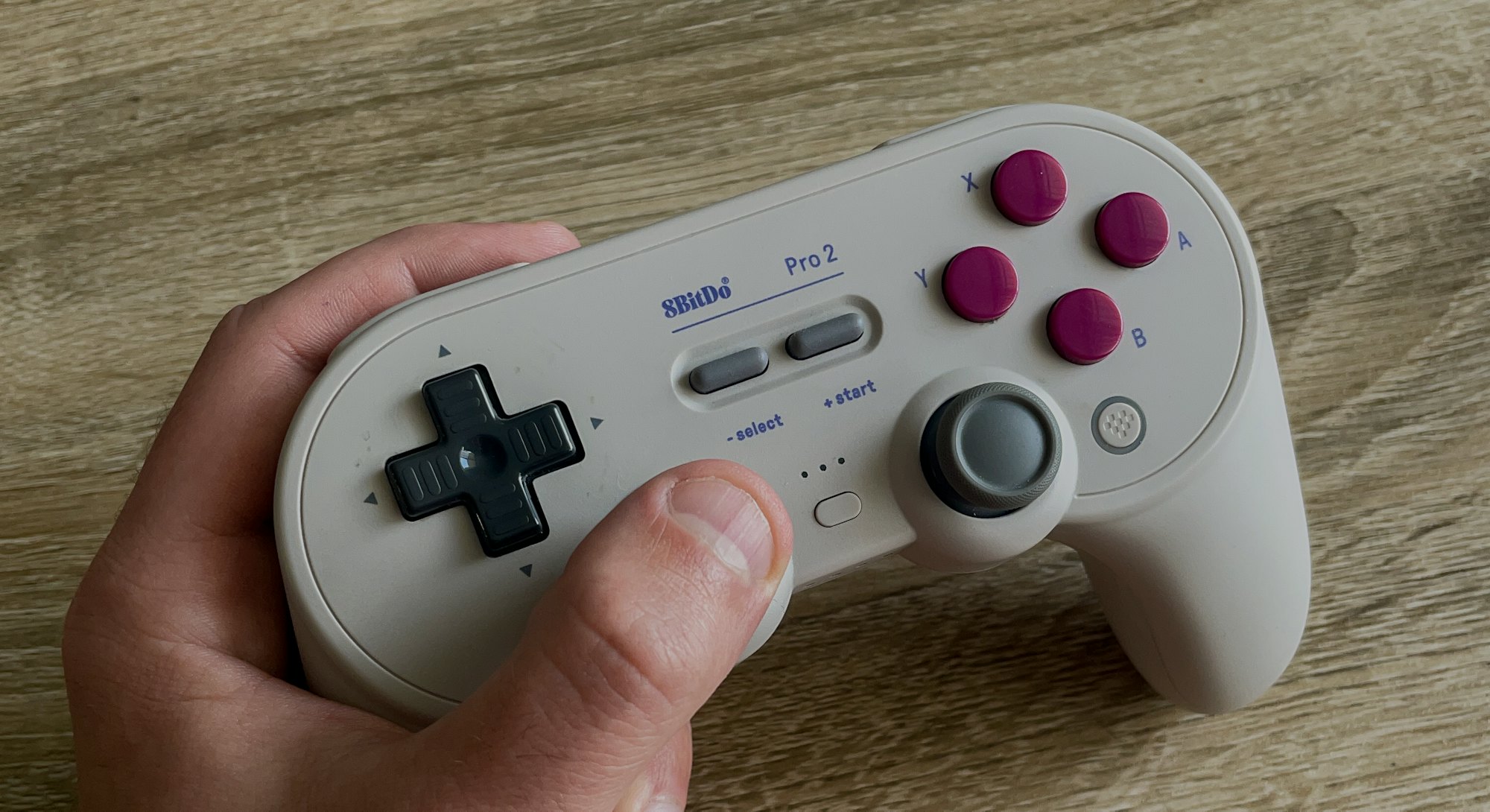 The 8BitDo Pro 2 just feels good to hold, especially in games that require a good D-Pad.