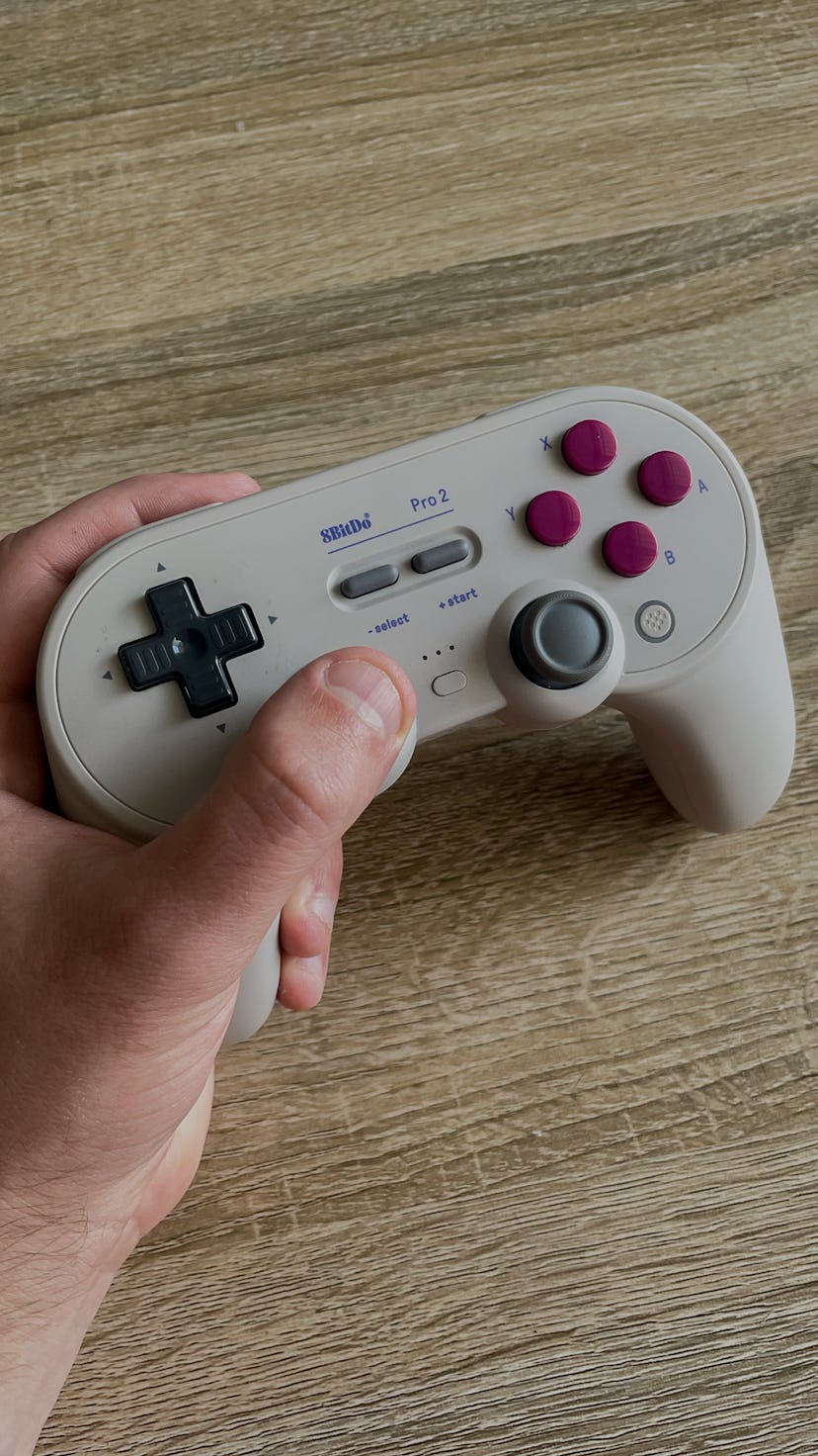 The 8BitDo Pro 2 just feels good to hold, especially in games that require a good D-Pad.