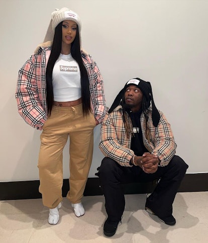 Cardi B and Offset have matching tattoos.