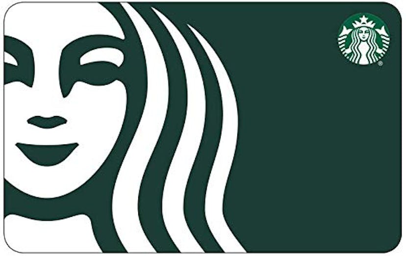 Starbucks gift card, a great gift for new college students