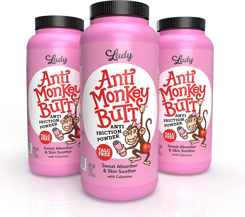 Lady Anti Monkey Butt  Body Powder with Calamine Prevents Chafing Anti-Chafing