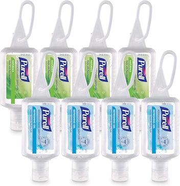 pack of 8 purell hand sanitizer travel containers