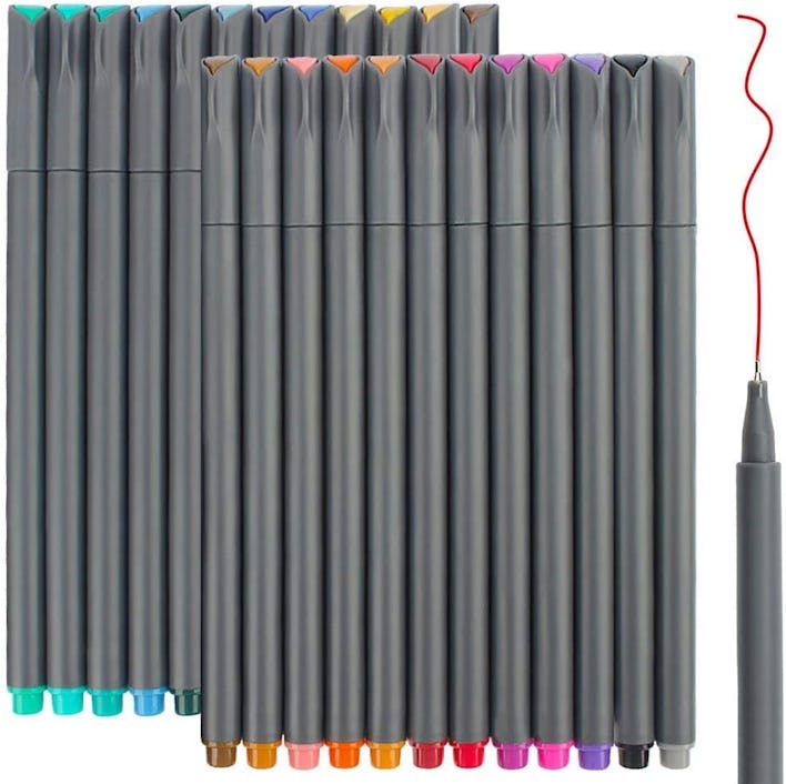 Taotree Fineliner Pen Set (24-Pack)