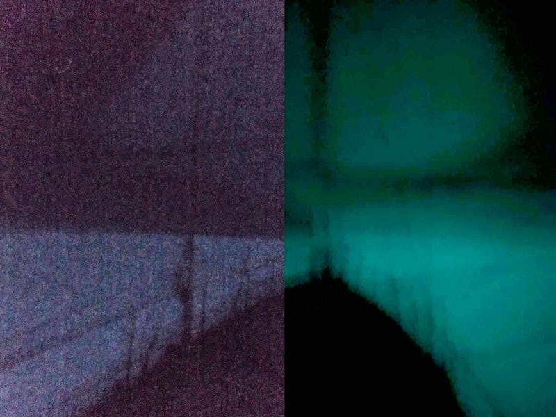 The 'Milky Seas' captured on camera for the first time in deep purple and green shades