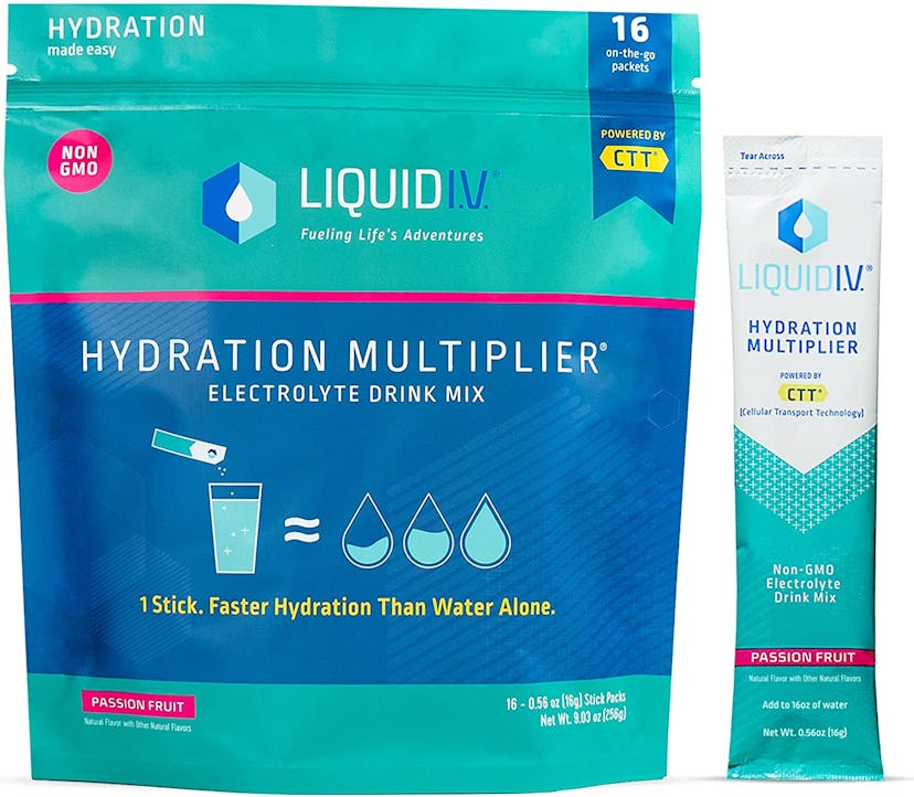 passion fruit flavored hydration multiplier liquid i.v. packets