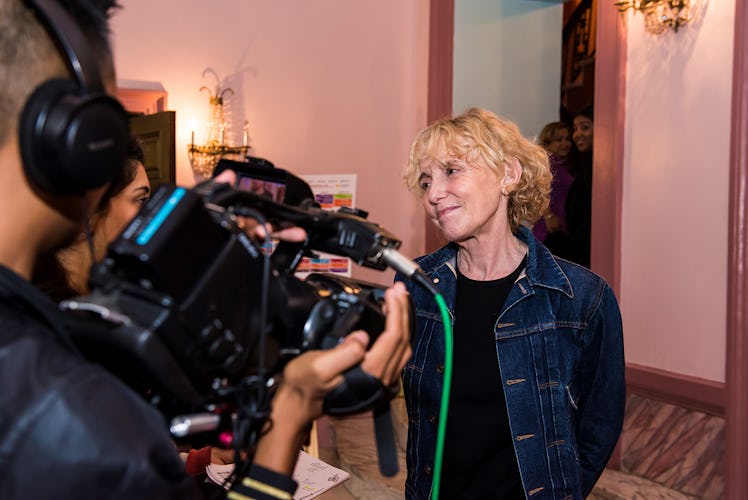 Claire Denis on set for both sides of the blade