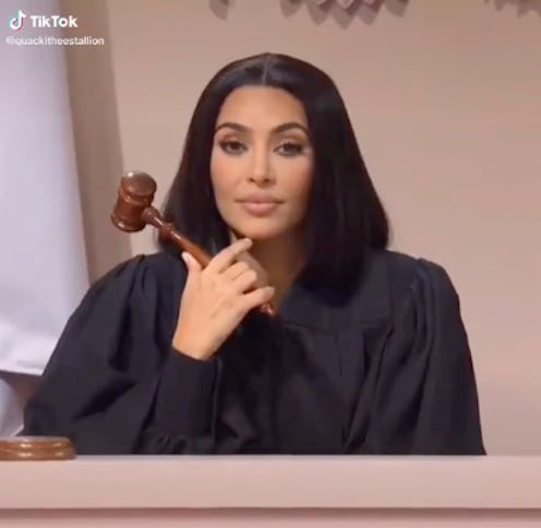 Kim Kardashian on Saturday Night Live saying, "Ew, that is so cringe. Guilty."