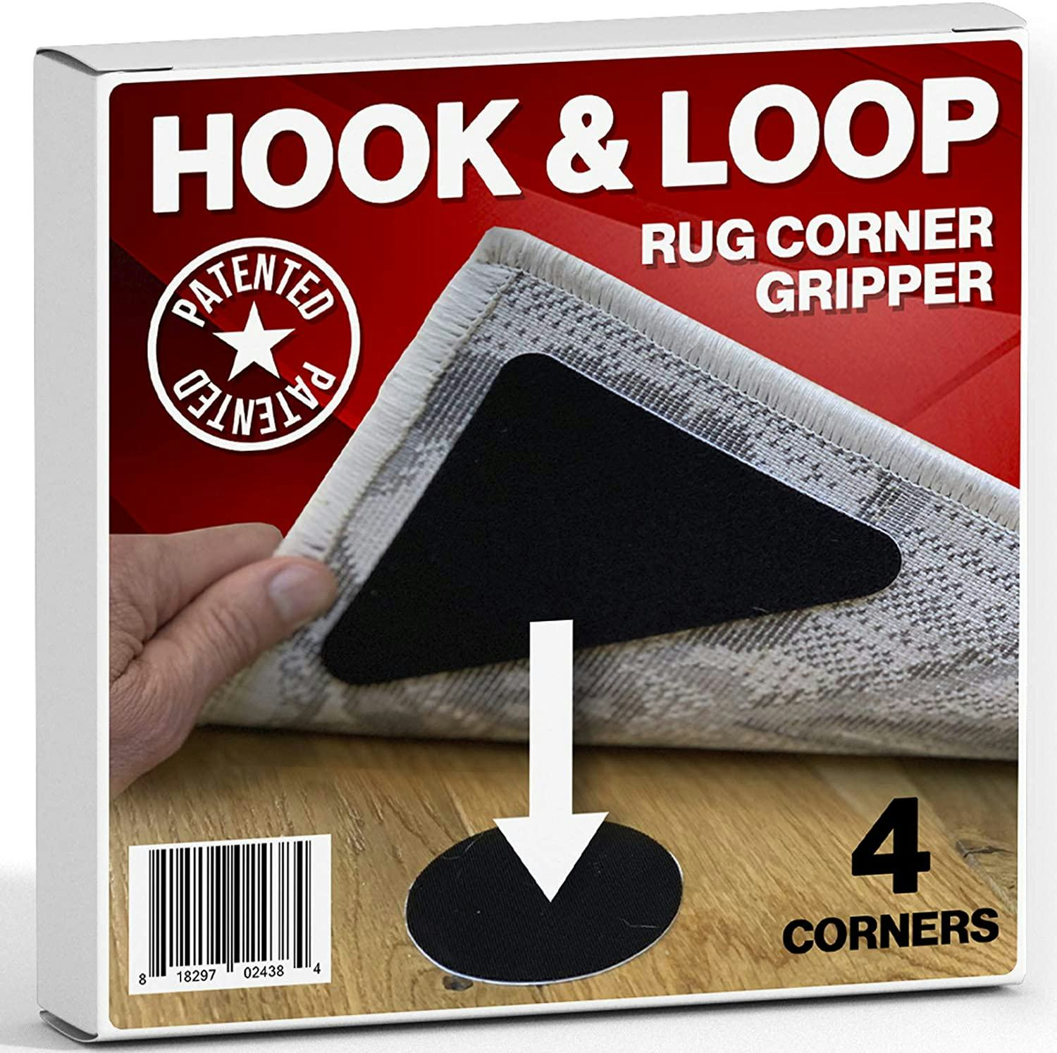 SlipToGrip Rug Corner Grippers (4-Pack)