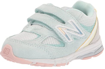 New Balance Kid's 888 V2 Hook and Loop Running Shoe For Flat Feet