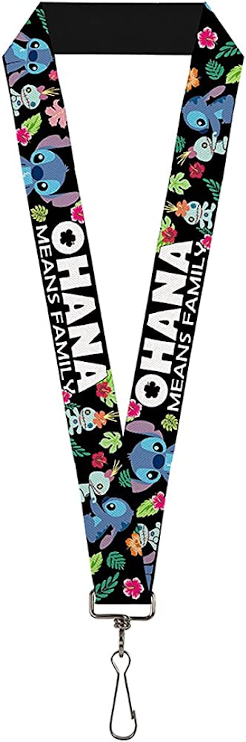 Ohana means family stitch lanyard