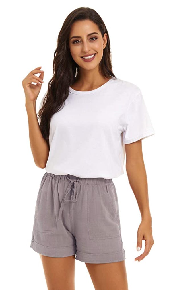 KINGFEN Cotton Drawstrings Shorts