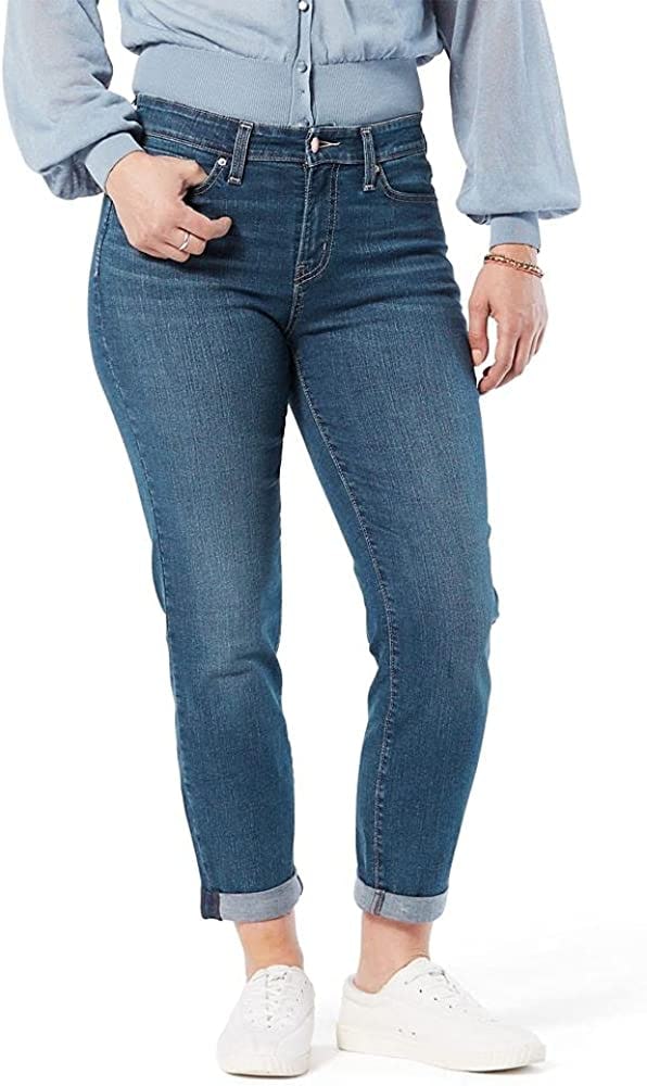 Signature by Levi Strauss &amp; Co. Gold Label Mid Rise Boyfriend Jeans