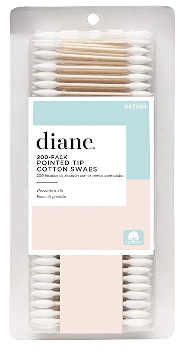 Face gems makeup is easy with Diane 100% Cotton Pointed Tips Swabs (Set of 200)