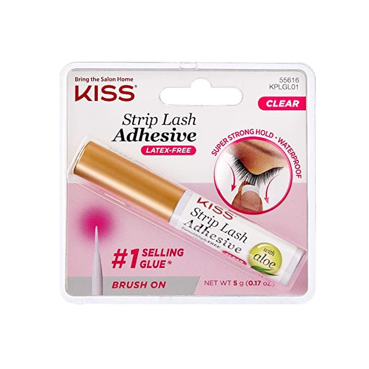 Face gems makeup is easy with KISS Strip Eyelash Adhesive (Set of 2)
