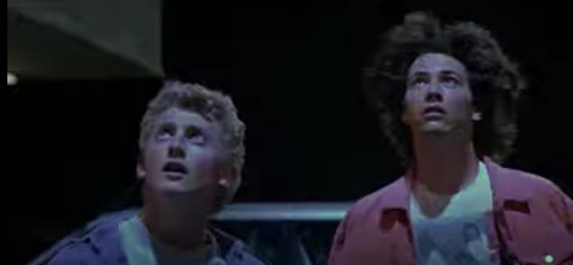 Watch 'Bill & Ted's Excellent Adventure' streaming on Amazon Prime.