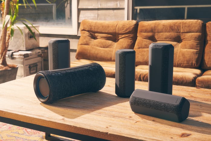 The whole Sony XG300, XE300, XE200 Bluetooth speaker family