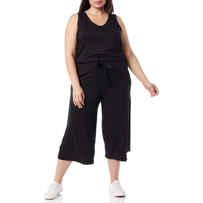 Daily Ritual Supersoft Terry Sleeveless Wide-Leg Jumpsuit