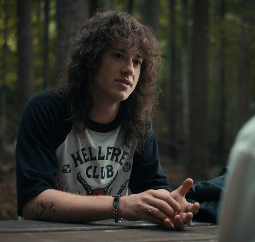 Joseph Quinn as Eddie in Stranger Things